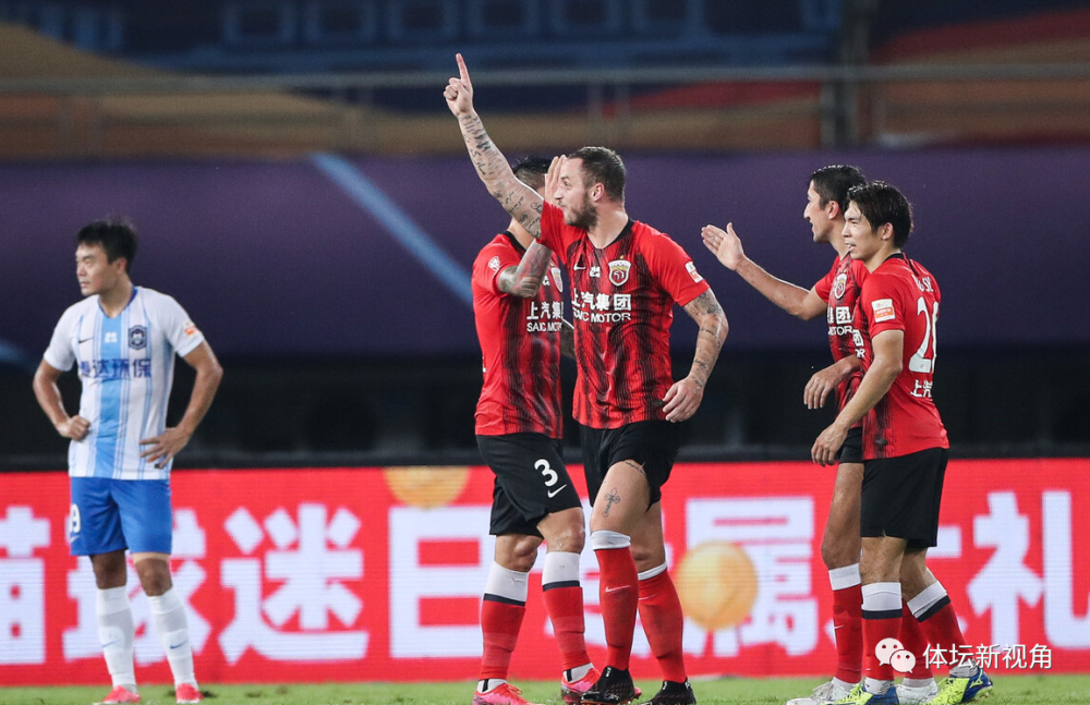 上港客场不敌泰达，排名垫底